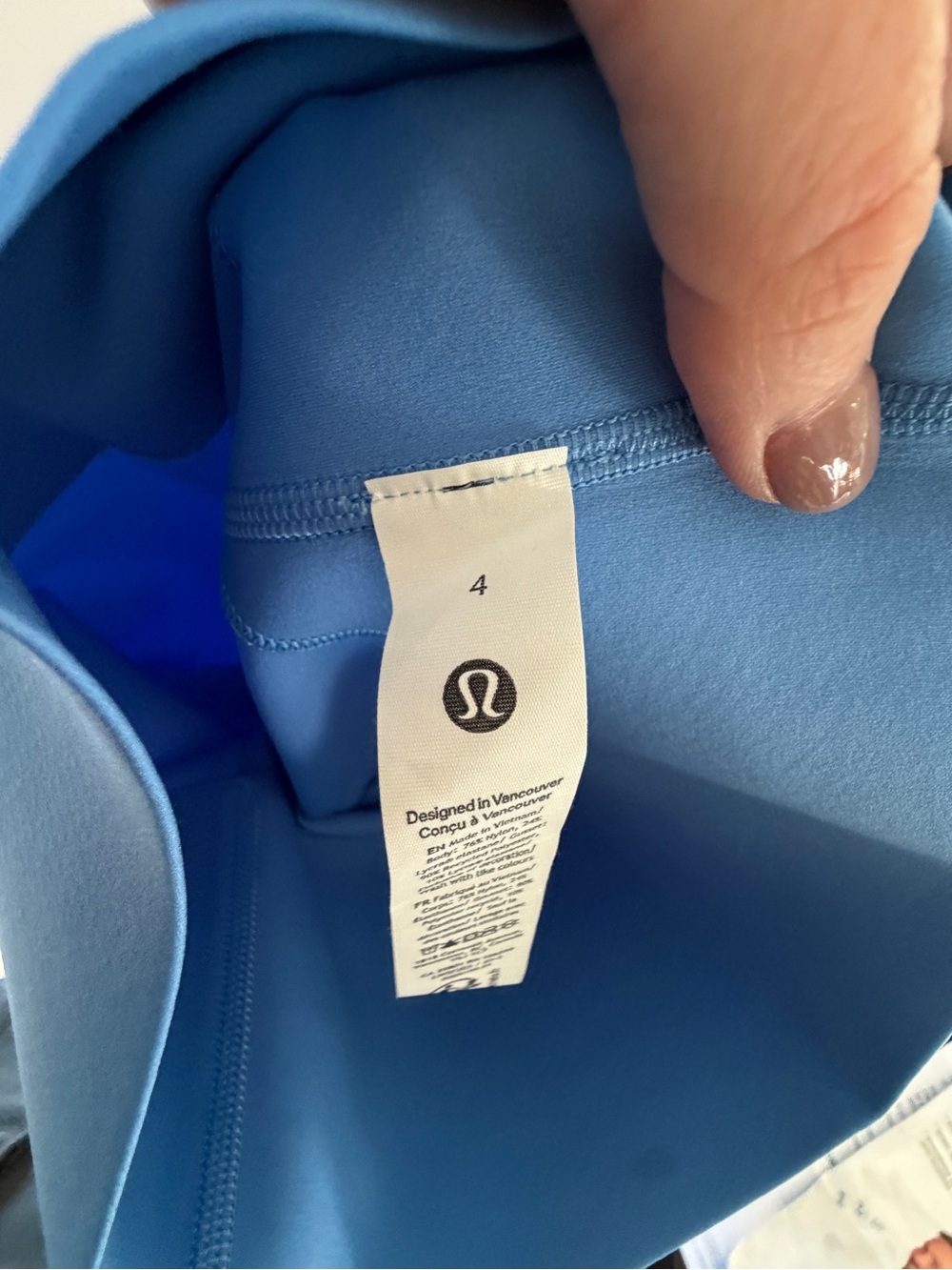 Lululemon Glow Up High Rise Tight 25” Pool Party Blue Size 4 NWT - Picture 8 of 8